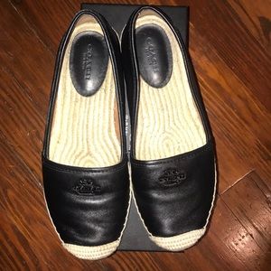 Black Coach flats